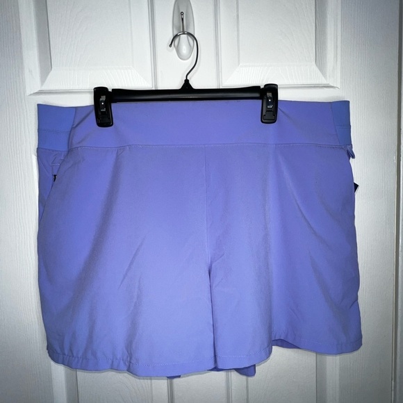 NWT Athleta Women's Plus Size 20 Brooklyn Shorts Victorian Periwinkle Active 2X - Picture 12 of 16